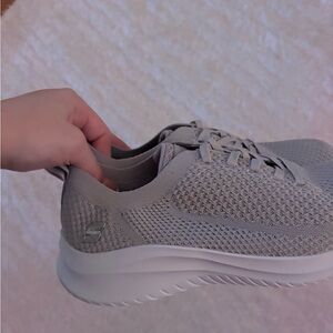 Skechers Light Gray Comfort Sneakers
